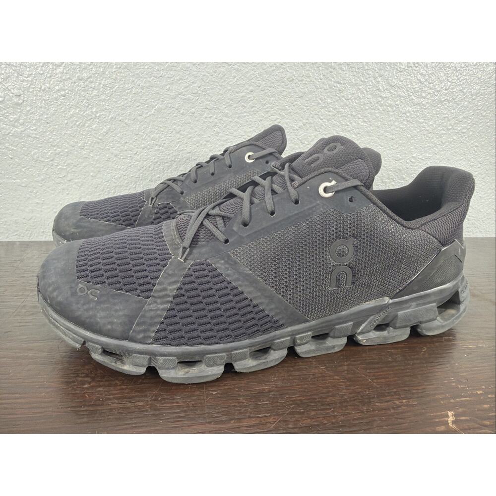 On Mens Swiss Engineering Cloudflyer Running Shoes Sneakers Black Size US 11.5